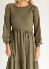 Luna Tiered Midi Dress