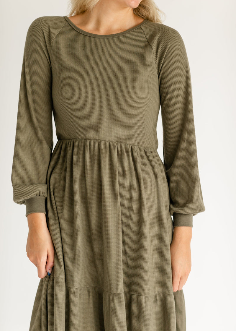 Luna Tiered Midi Dress