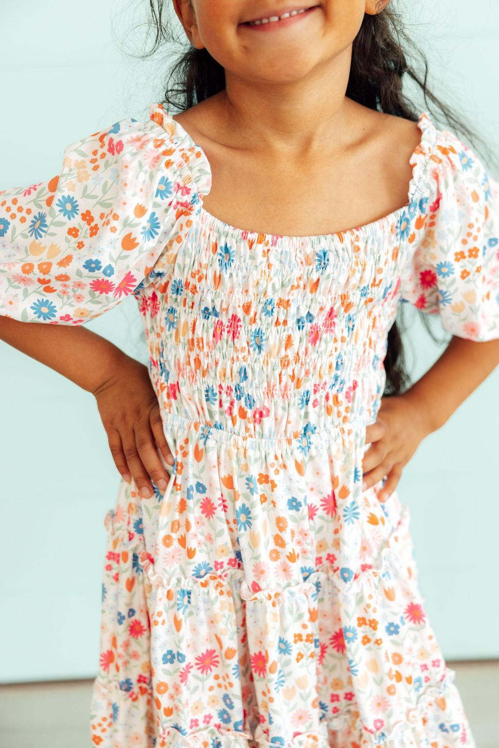 Meadow Magic Smocked Ruffle Dress Main image