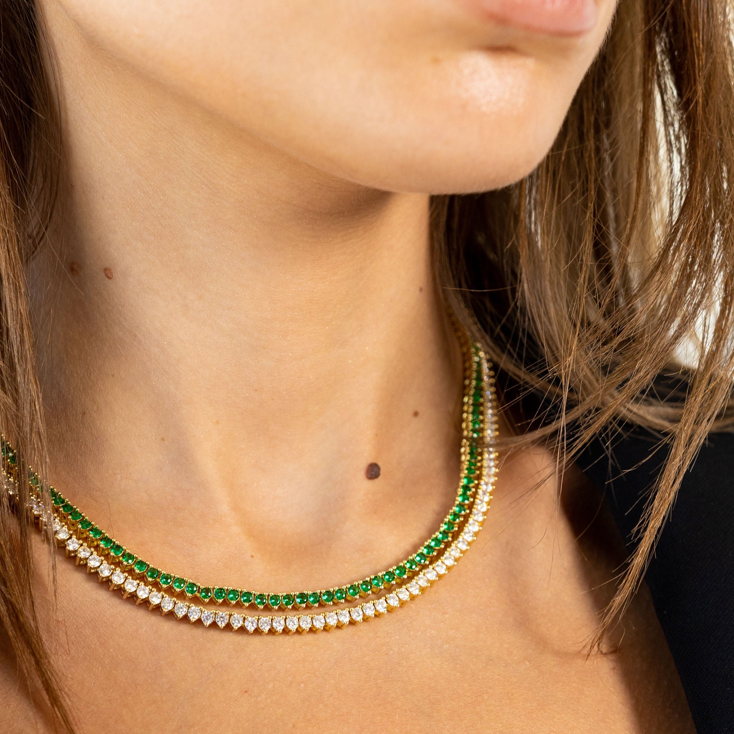 Melinda Tennis Necklace Secondary image
