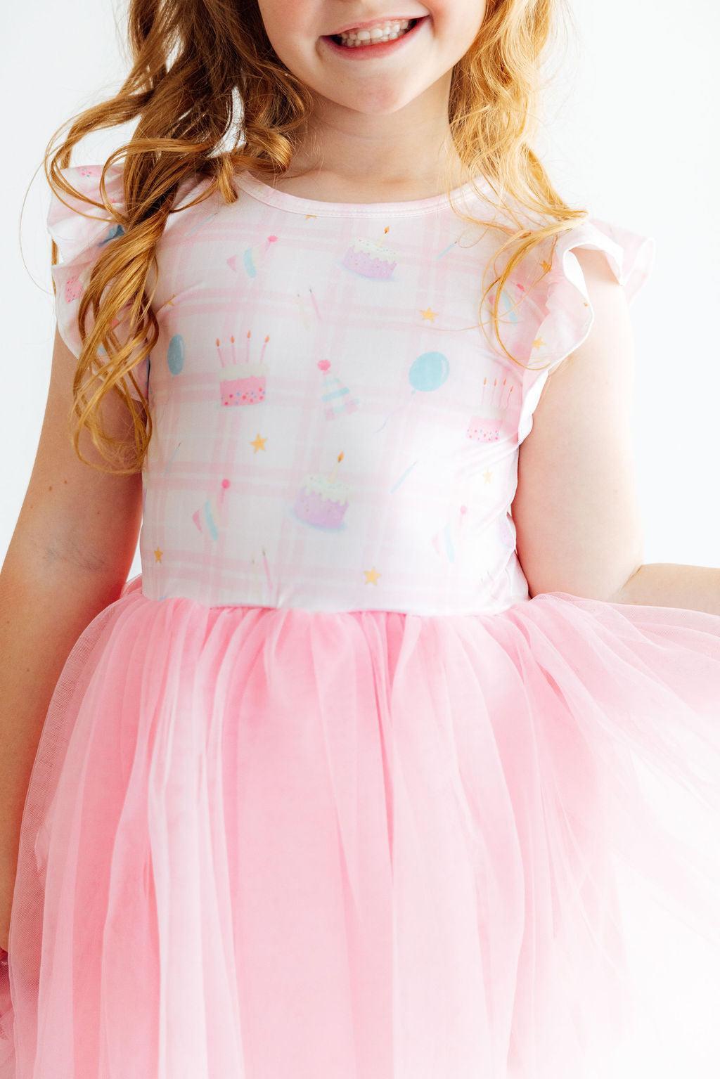 Birthday Magic Flutter Sleeve Tutu Dress Main image