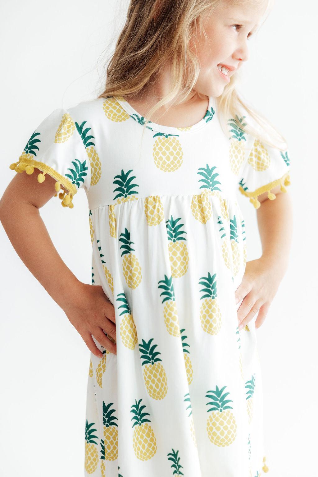 Pineapple Pom Pom Dress Secondary image