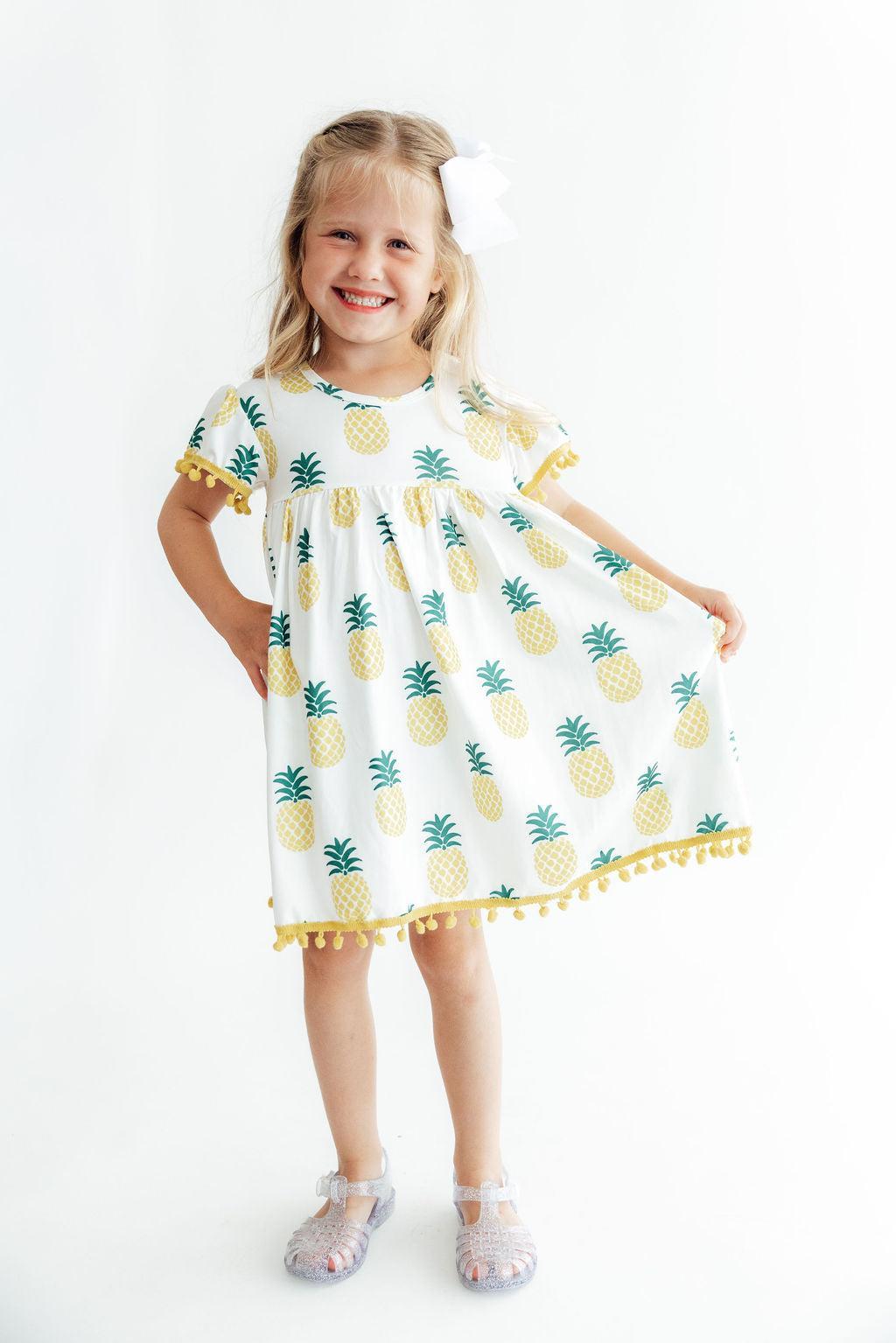 Pineapple Pom Pom Dress Main image