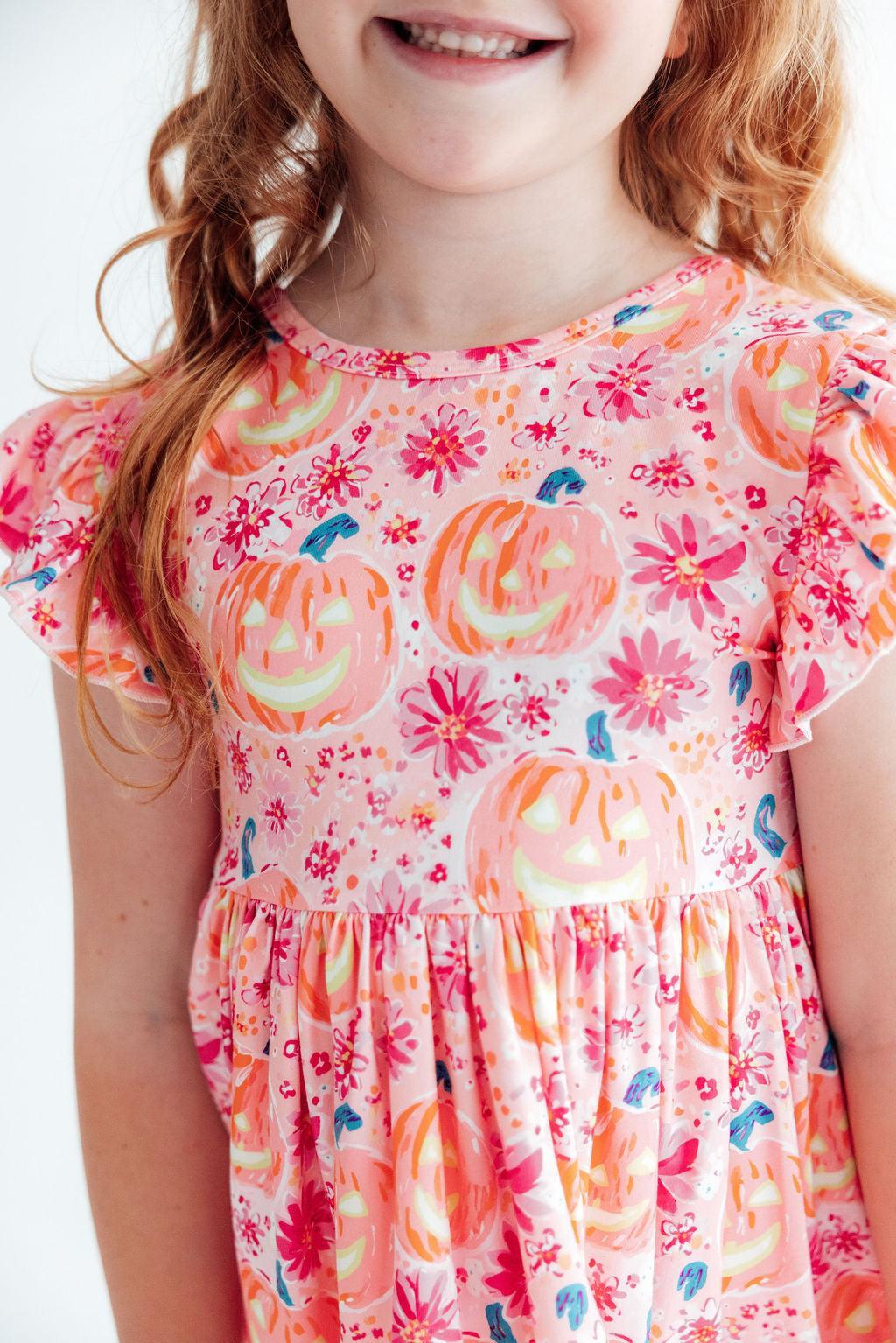 Spooktacular Flutter Sleeve Twirl Dress Main image