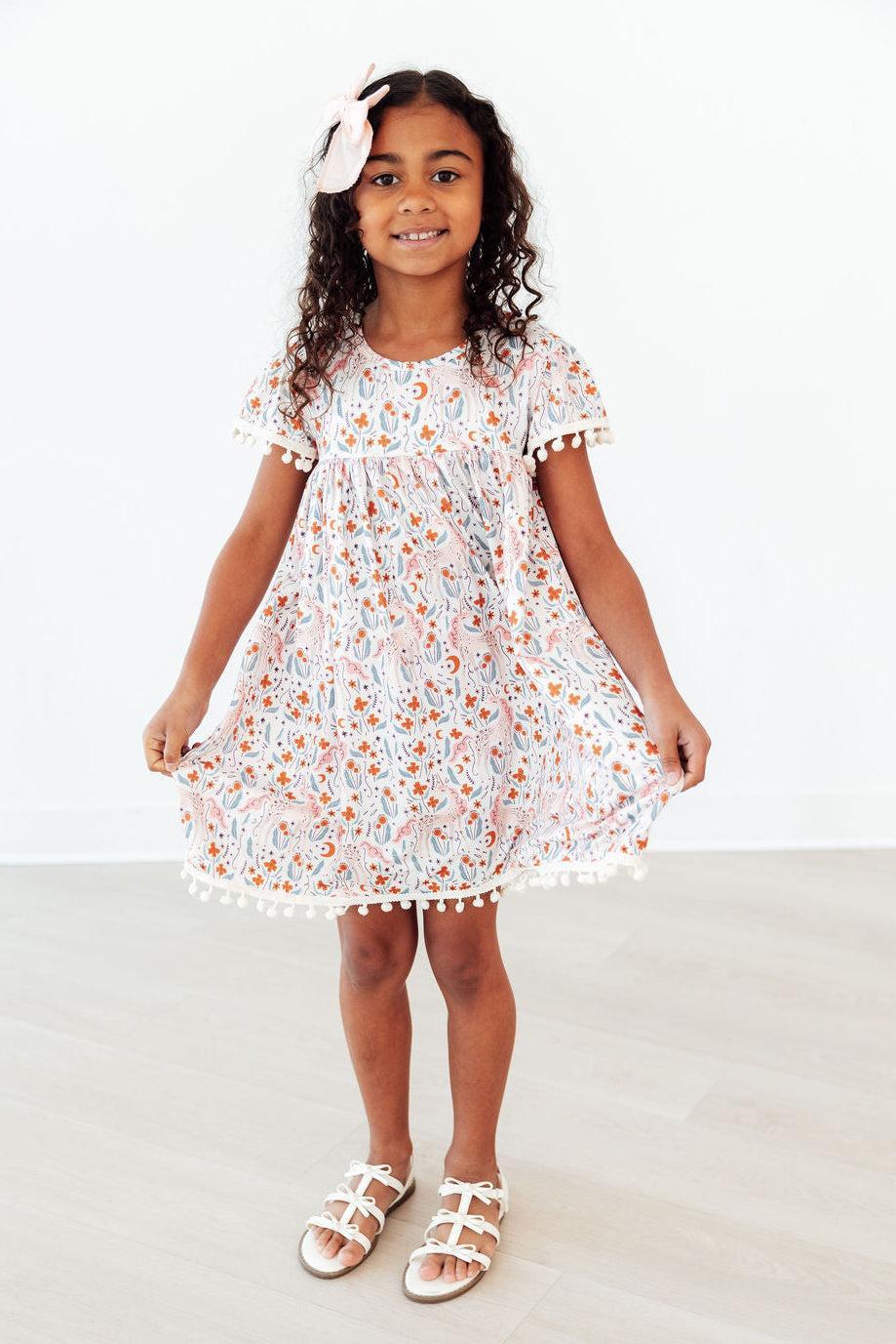 Unicorn Soiree Pom Pom Dress Secondary image