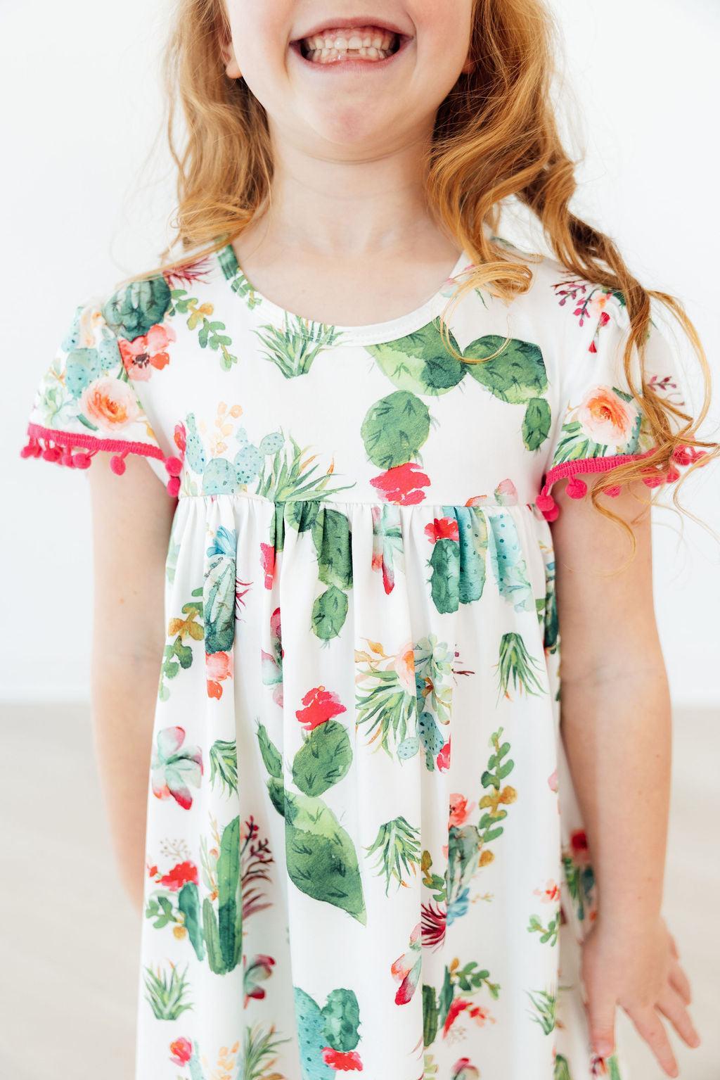 Cute Cactus Pom Pom Dress Main image