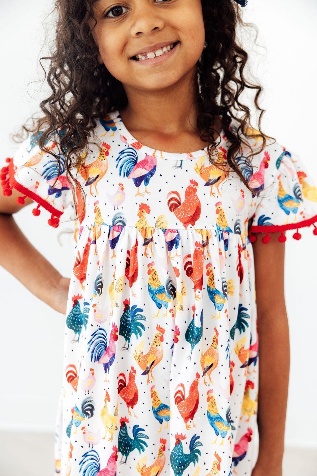 Rooster Pom Pom Dress Main image
