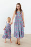 Tropical Garden Ruffle Maxi Dress