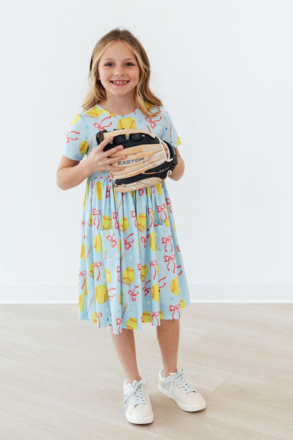 Softball Sweetie S/S Pocket Twirl Dress Main image