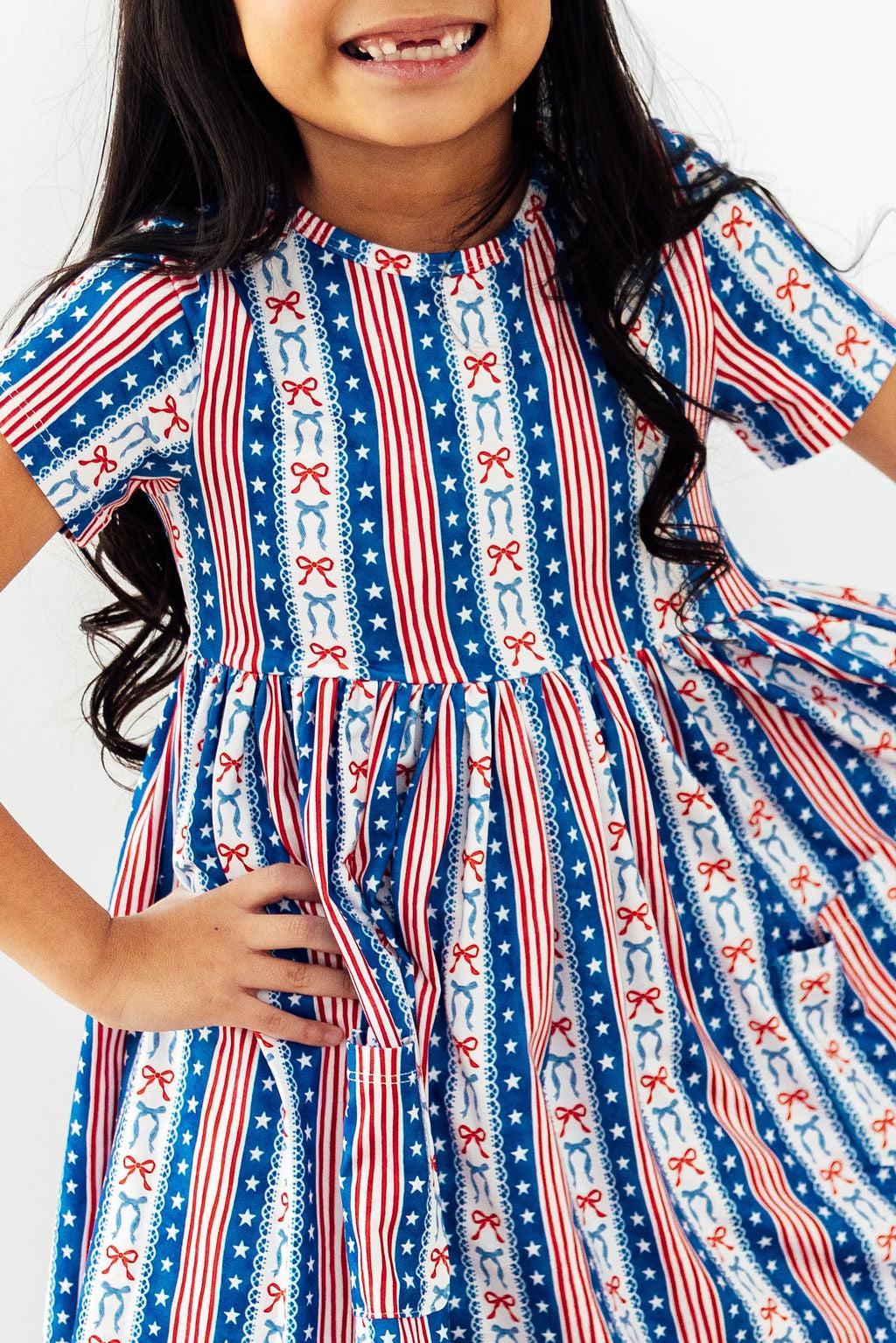 Mila & Rose All-American Girl Dress & Skort Set – All-American Girl S/S Pocket Twirl Dress