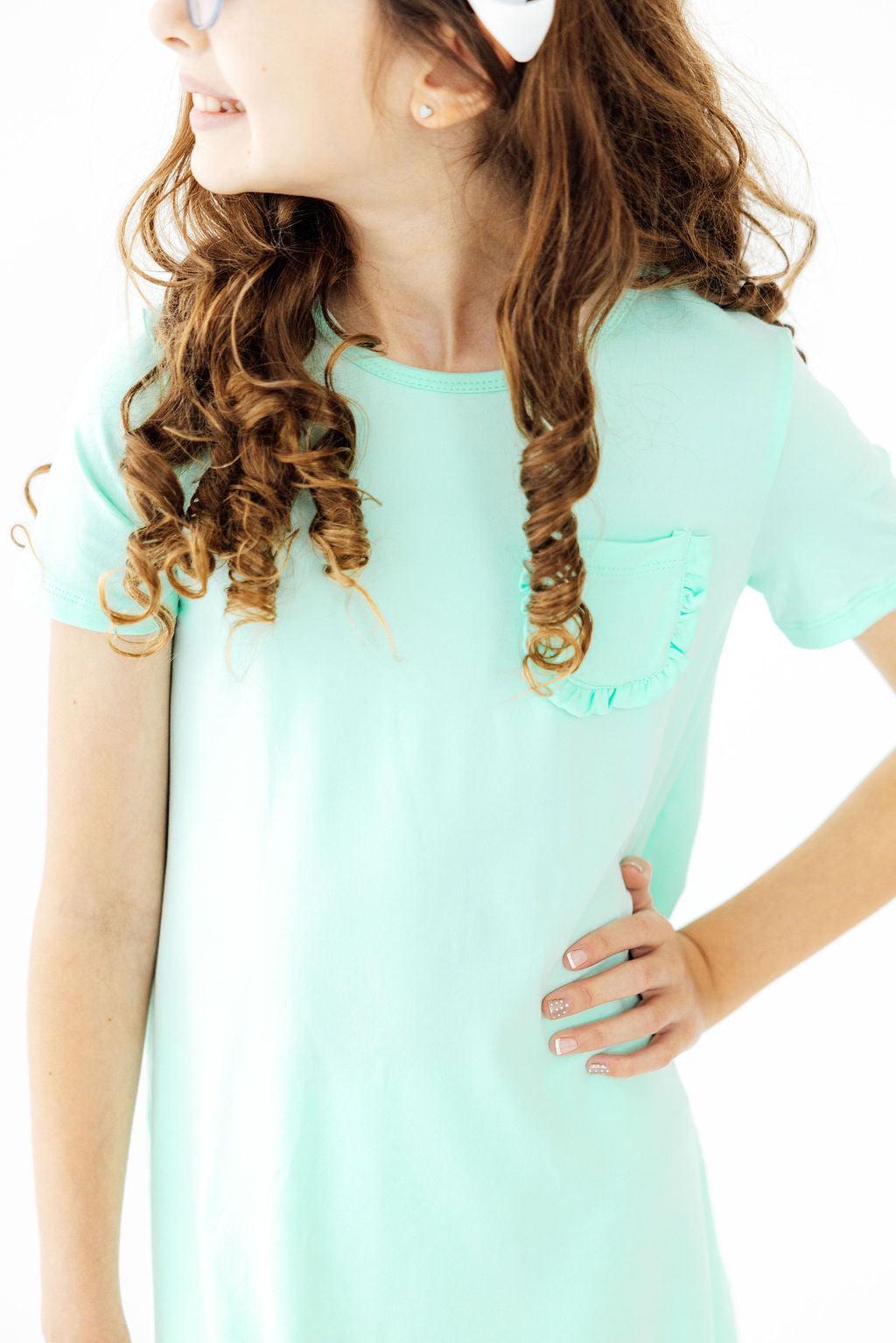 SALE Pastel Green T-Shirt Dress Secondary image
