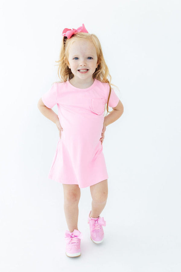 Bubblegum Pink T-Shirt Dress