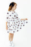 Auburn White Aubie 3/4 Sleeve Pocket Twirl Dress