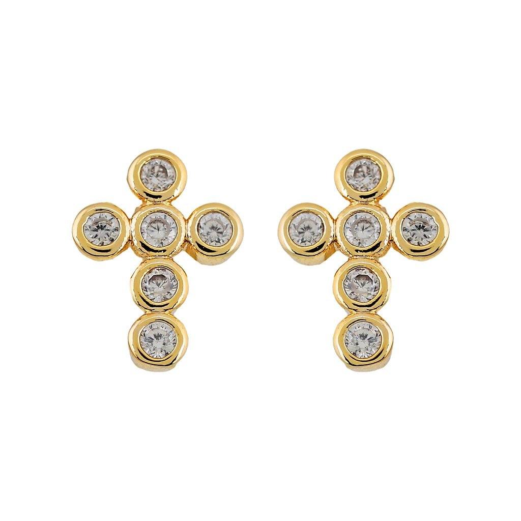 Mimi Mini Cross Earrings Main image