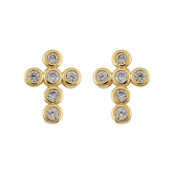 Mimi Mini Cross Earrings