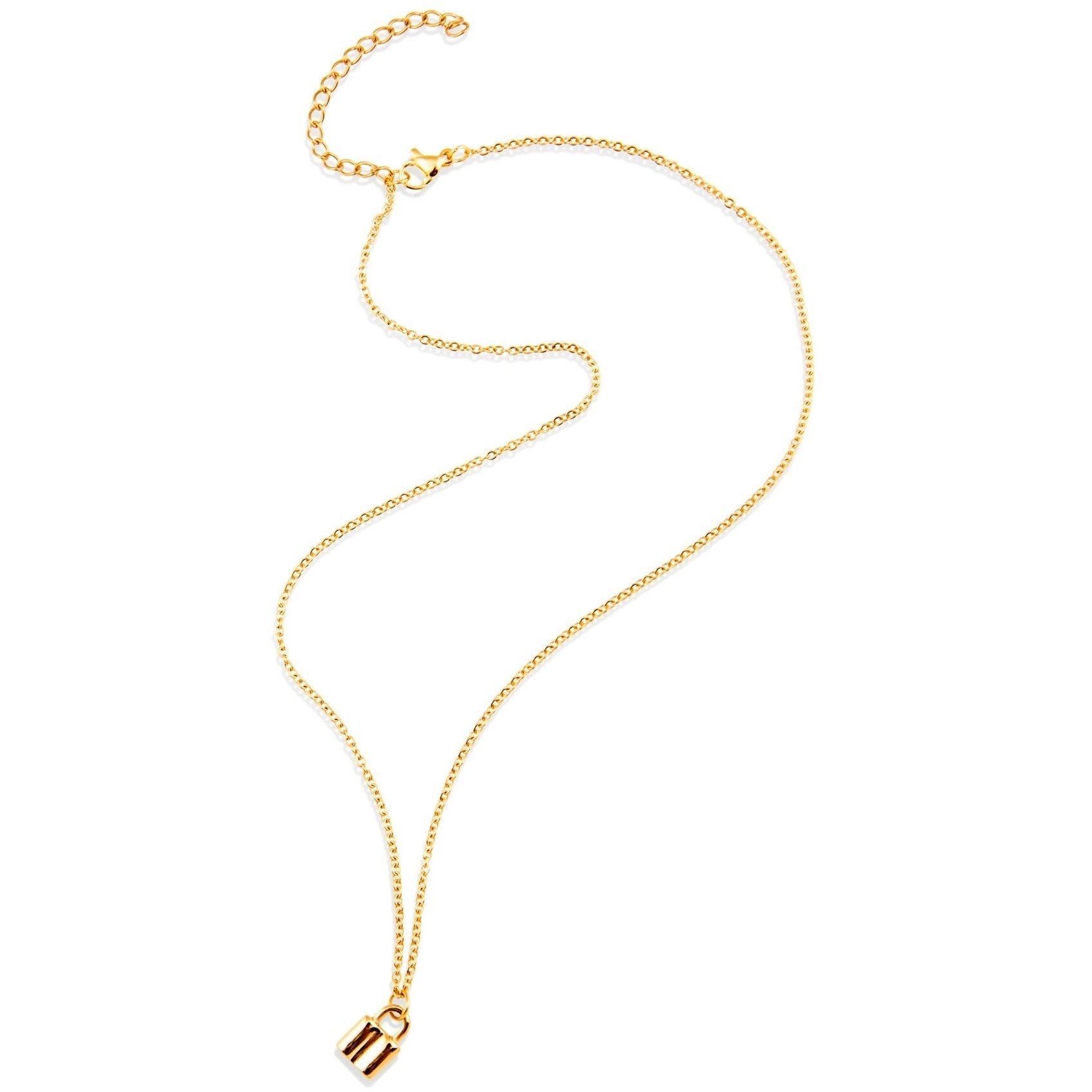 Mini Lock Necklace Secondary image