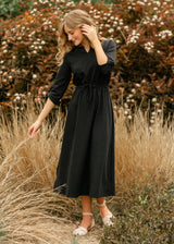 Monica Tie Waist Midi Dress