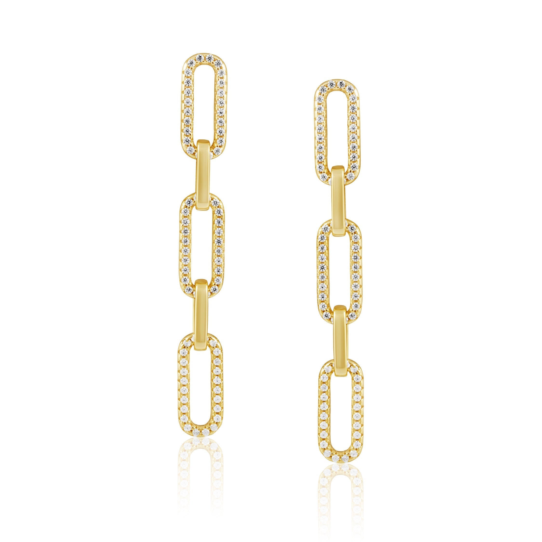 Morgan CZ Link Earring Main image