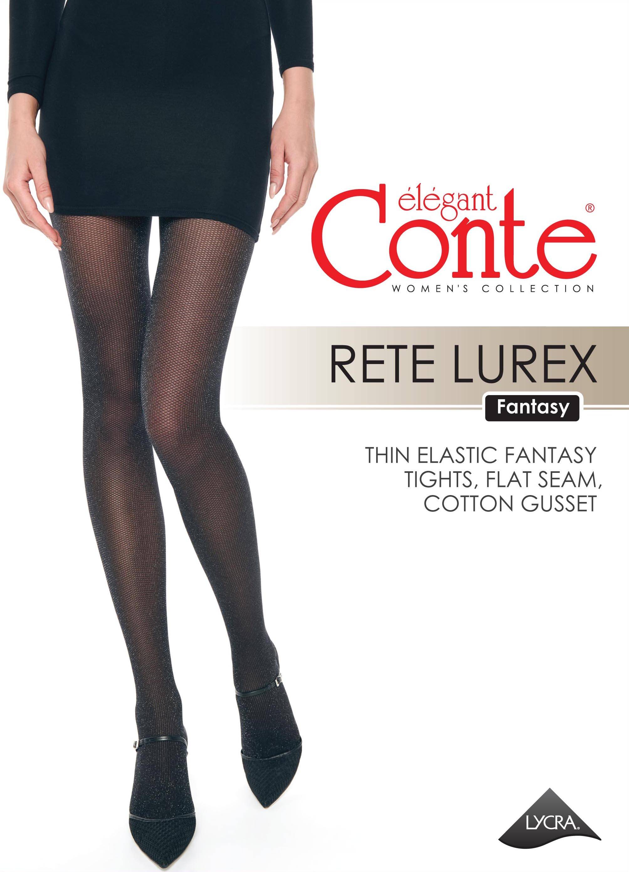 Fantasy Shimmering Tights Conte Rete Lurex - Fine Mesh Imitation Secondary image
