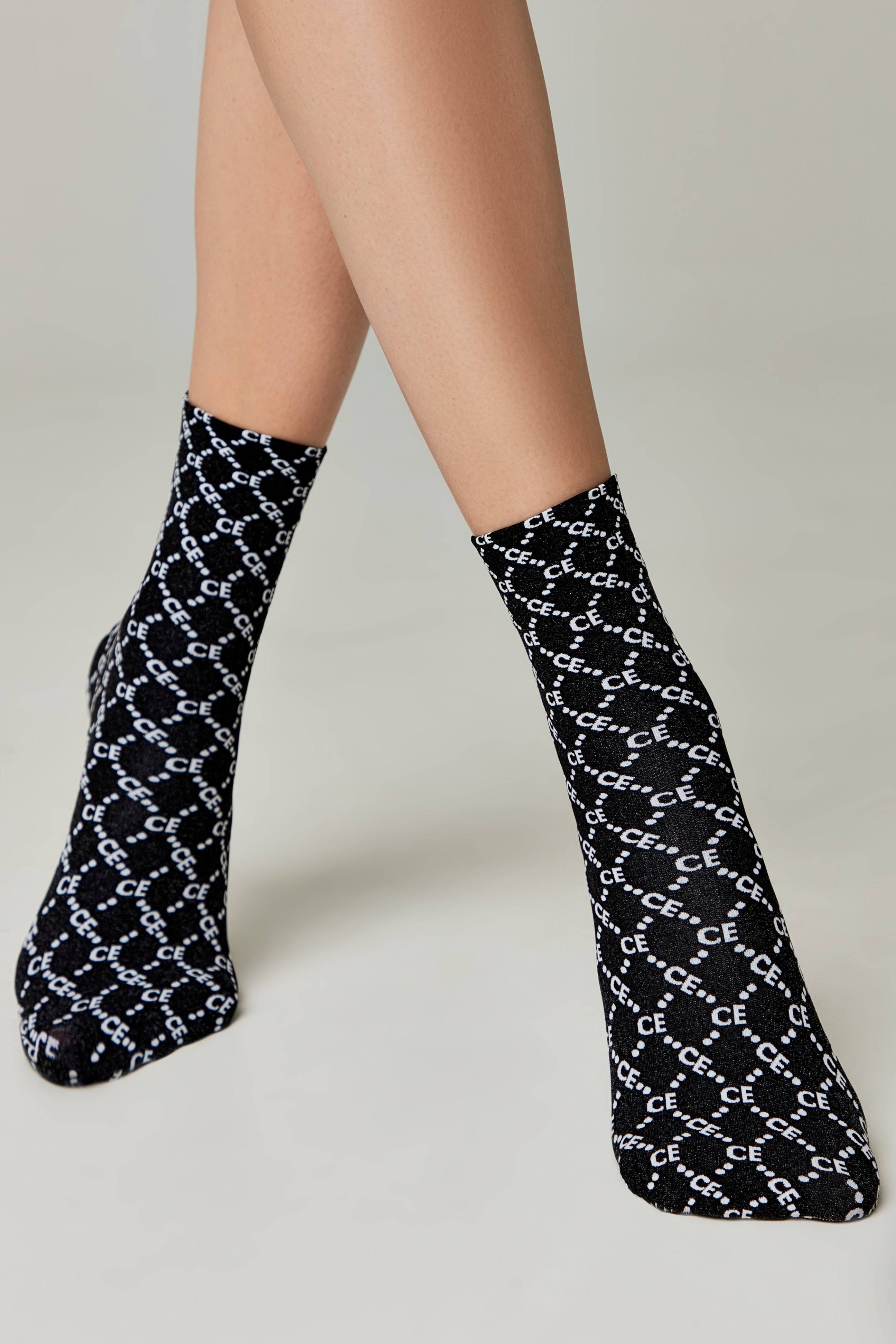 Socks Conte Fantasy - Diamond Pattern Secondary image