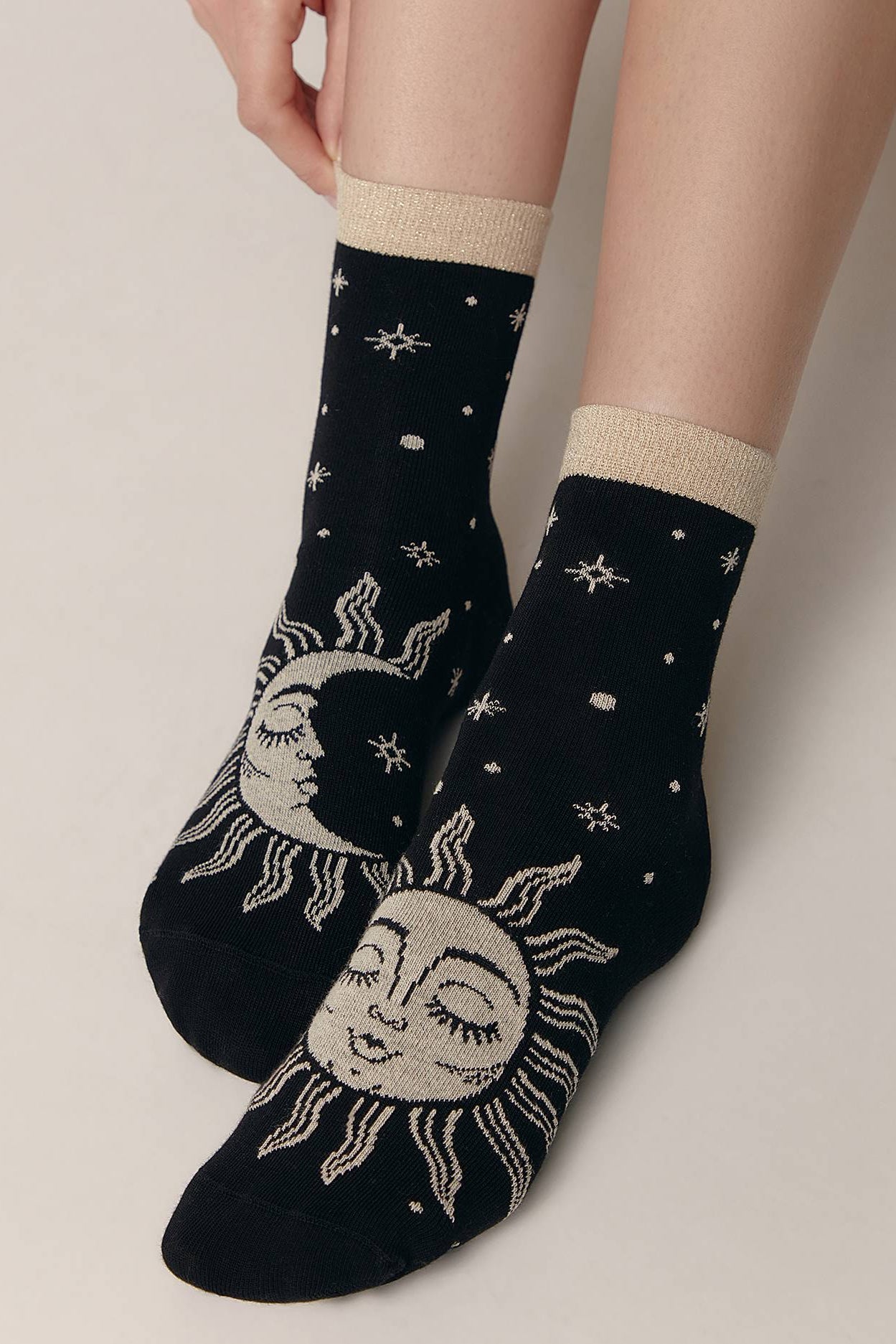 Socks Cotton Conte Happy 355 - Sun Main image