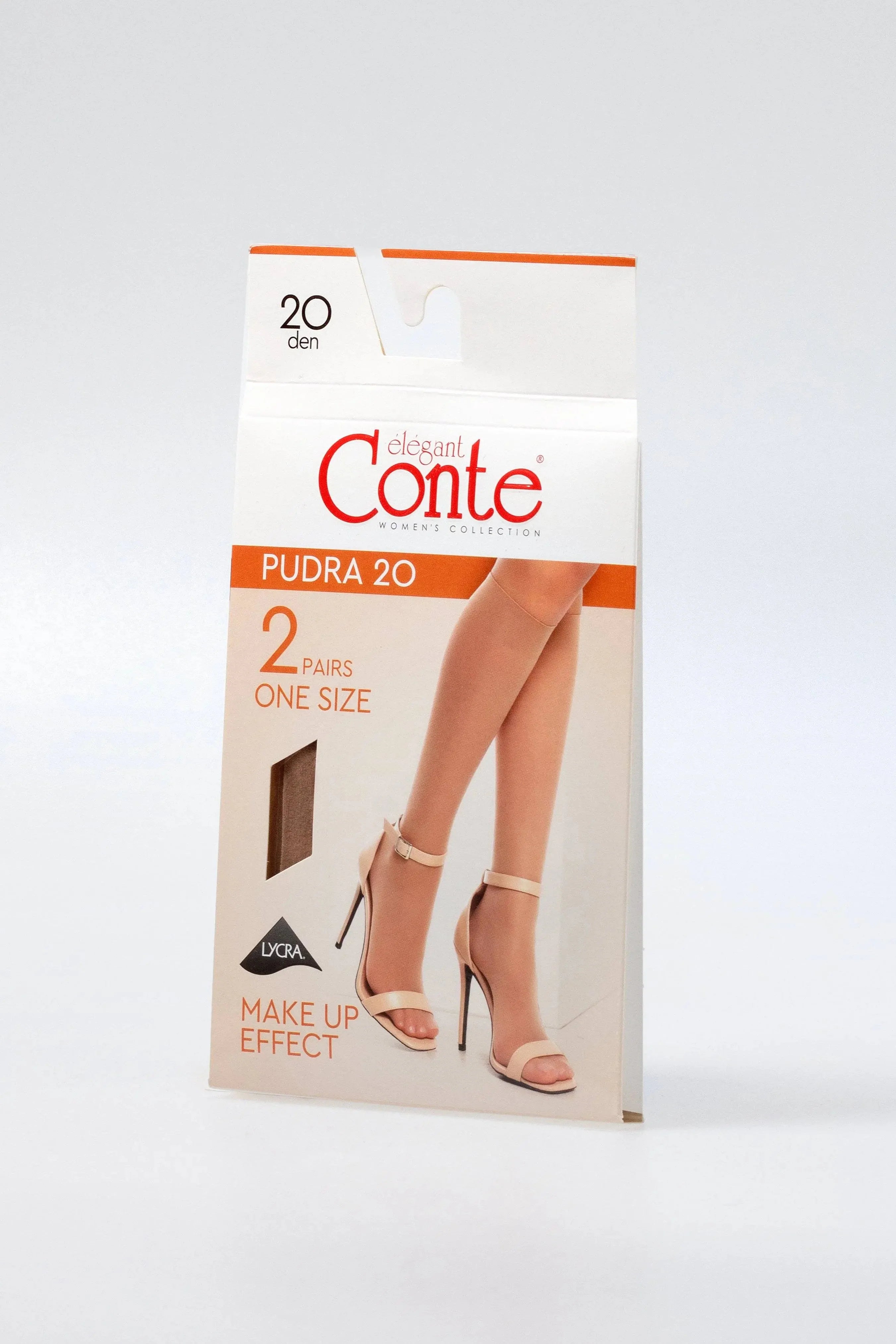 Knee Highs Conte Pudra 20 Den (2 pairs) Secondary image
