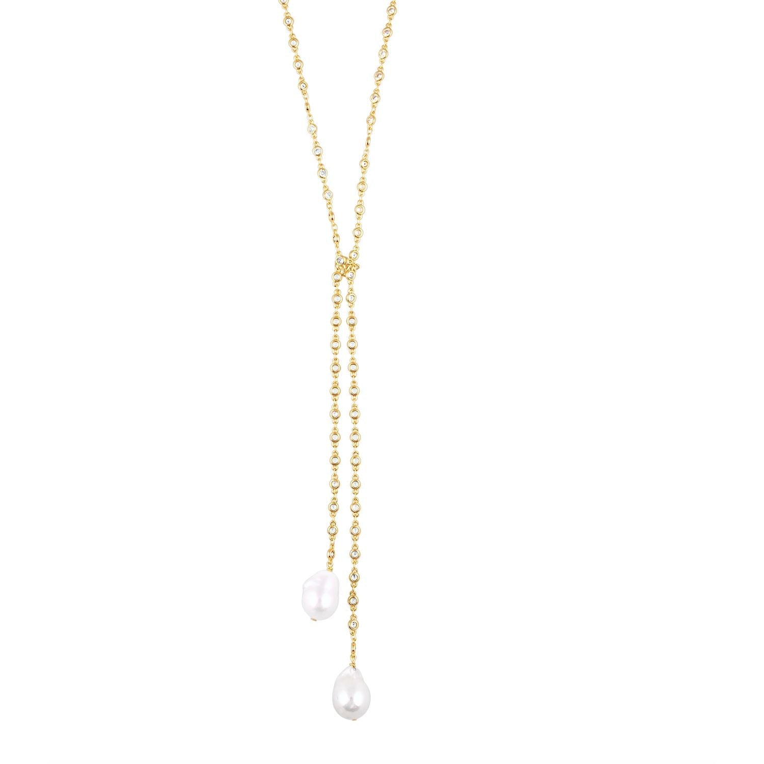 Pearl Bolo Necklace Main image