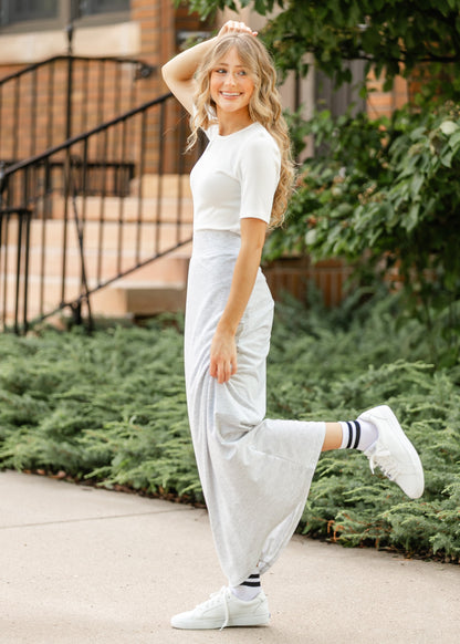 Clarise Premium Knit Maxi Skirt