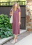 Finley V-neck T-shirt Dress