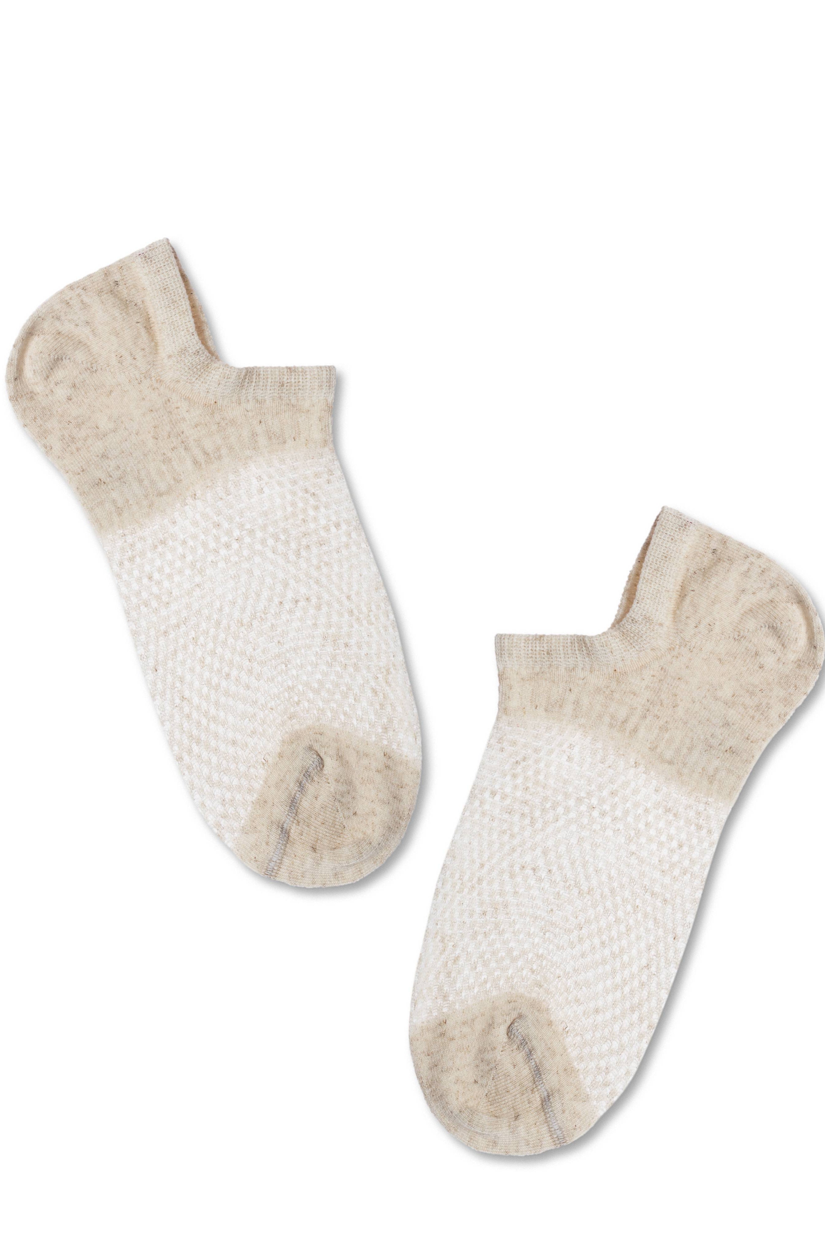 Cotton Ankle Socks Conte Active - 251 with Linen Secondary image