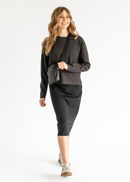 Quinn Knit Midi Skirt
