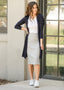 Quinn Heather Gray Knit Midi Skirt - FINAL SALE