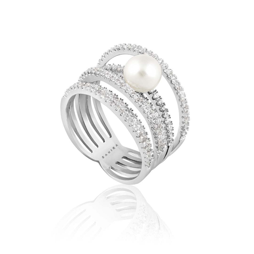 Monroe Layered Pearl Ring Main image
