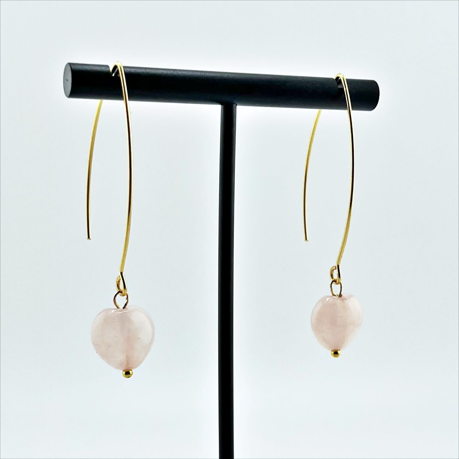 Small Stone Drop Earrings Secondary image