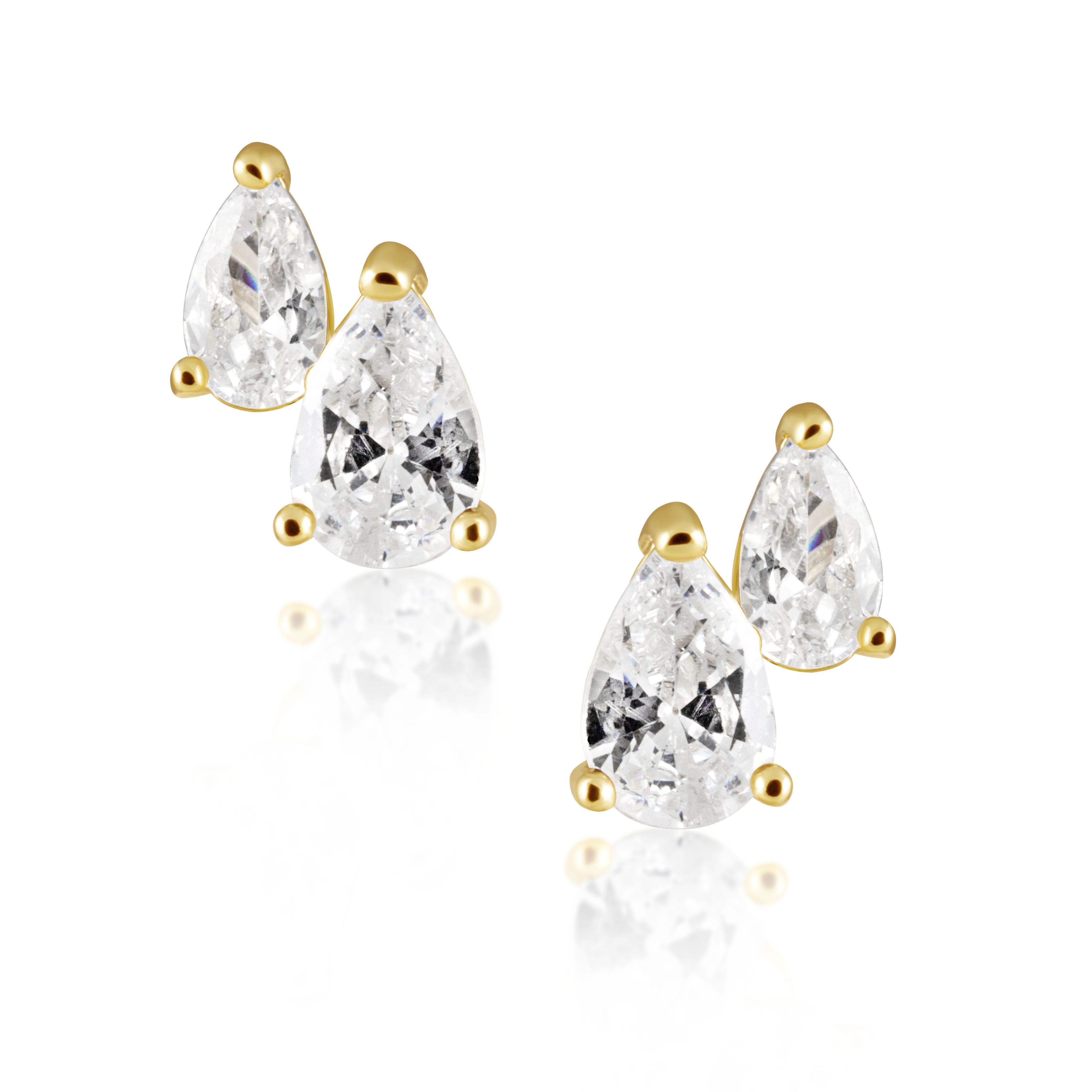Harmony Mini Pear Studs Main image