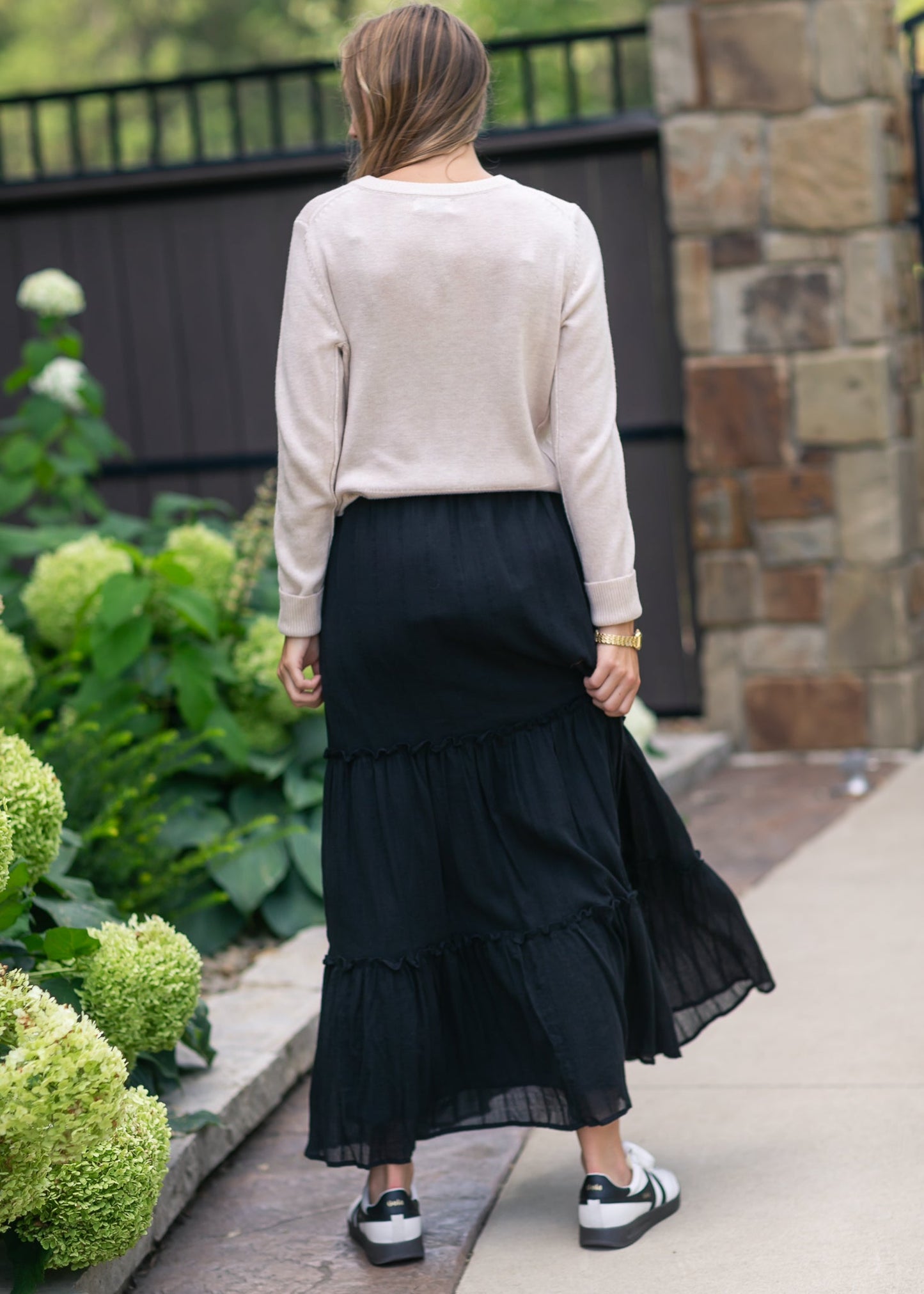 Serena Cotton Gauze Maxi Skirt