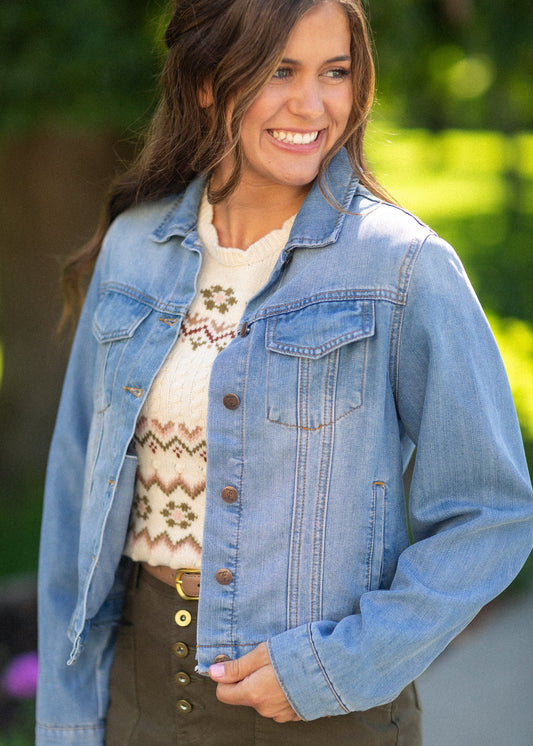 Shea Lightweight Denim Jacket