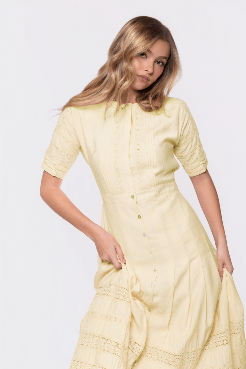 Sierra Dress (Butter Yellow)