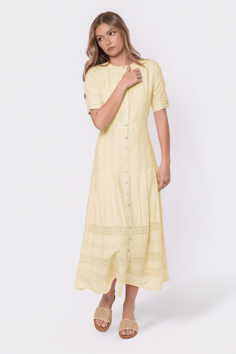 Sierra Dress (Butter Yellow)