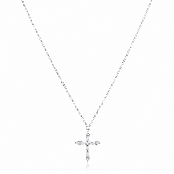 Gabriella CZ Cross Necklace