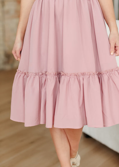 Sophie V-Neck Midi Dress