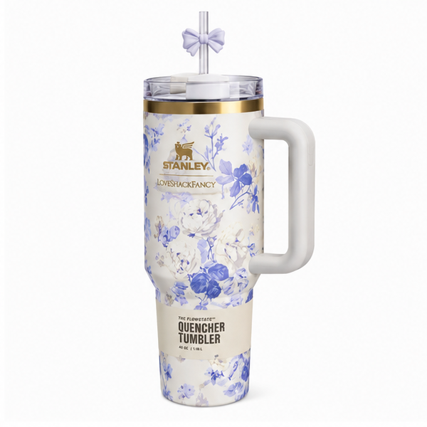 Stanley x LoveShackFancy Quencher H2.0 FlowState Tumbler 40 oz – Floral Edition