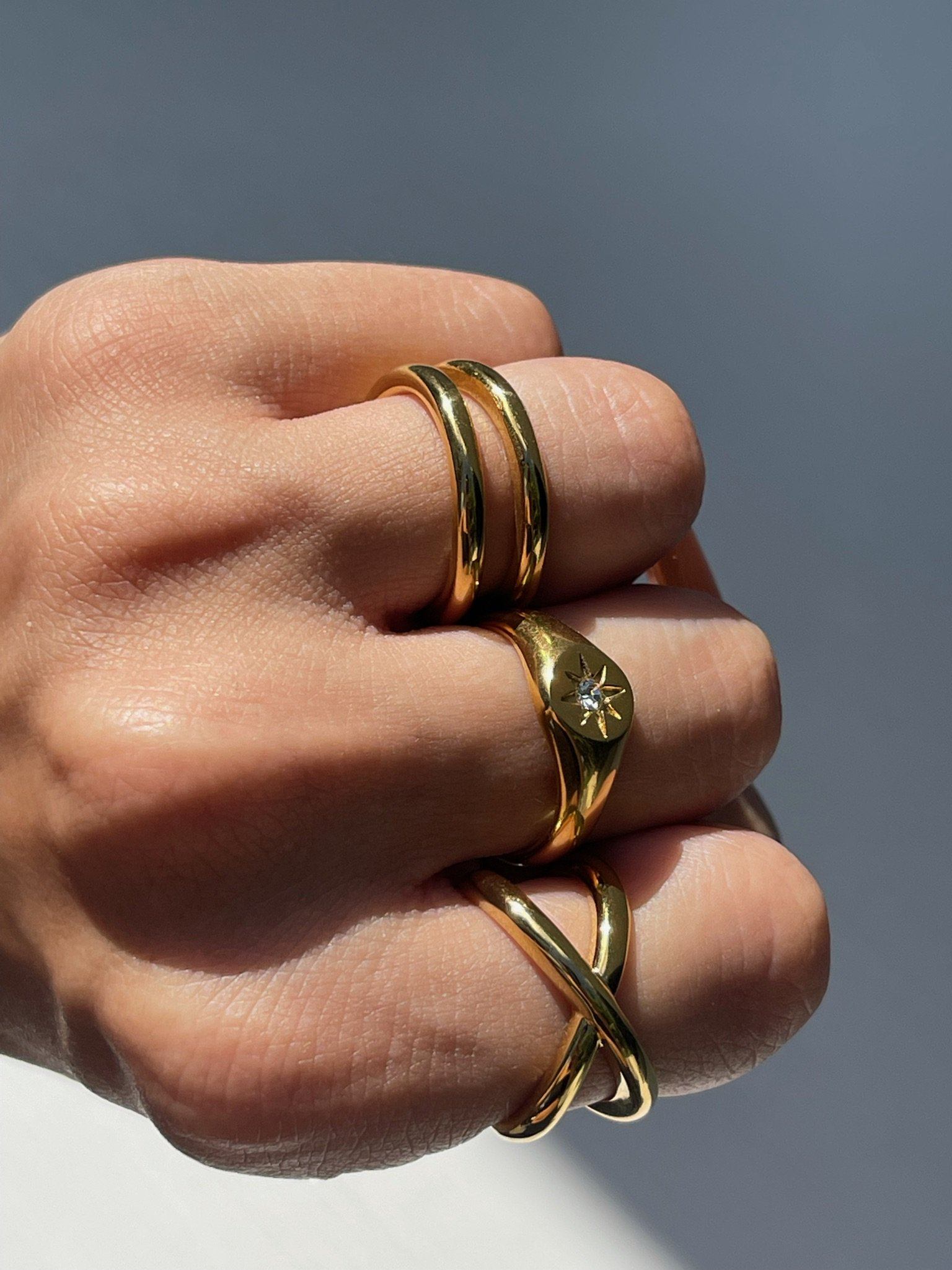 Star Signet Ring Secondary image