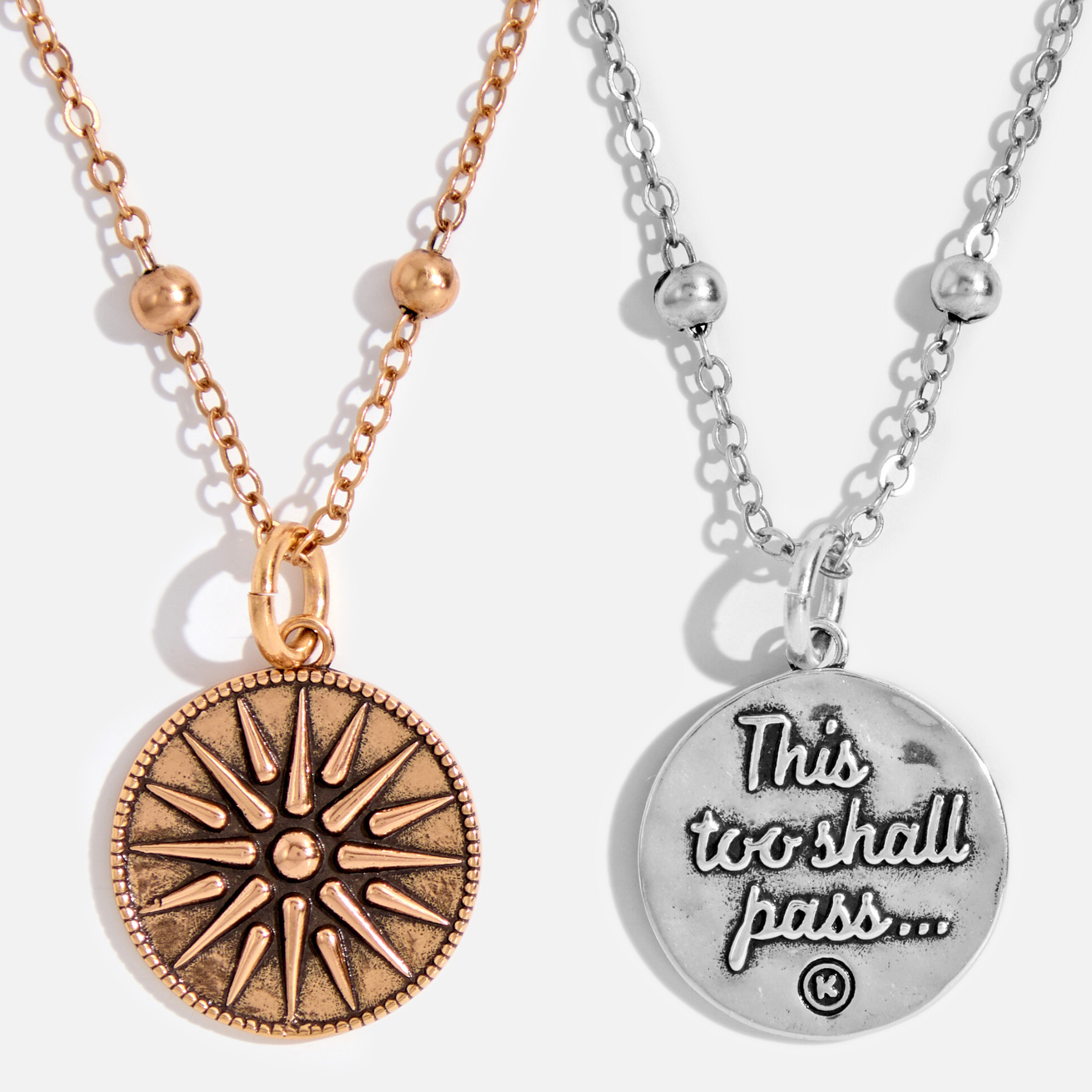 This Too Shall Pass Star Dainty Necklace Main image