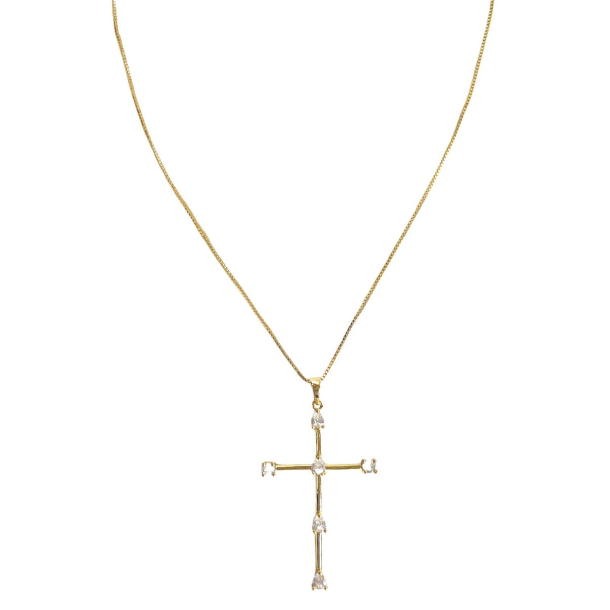 Tom'e Cz Cross Necklace Main image