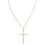 Tom'e Cz Cross Necklace