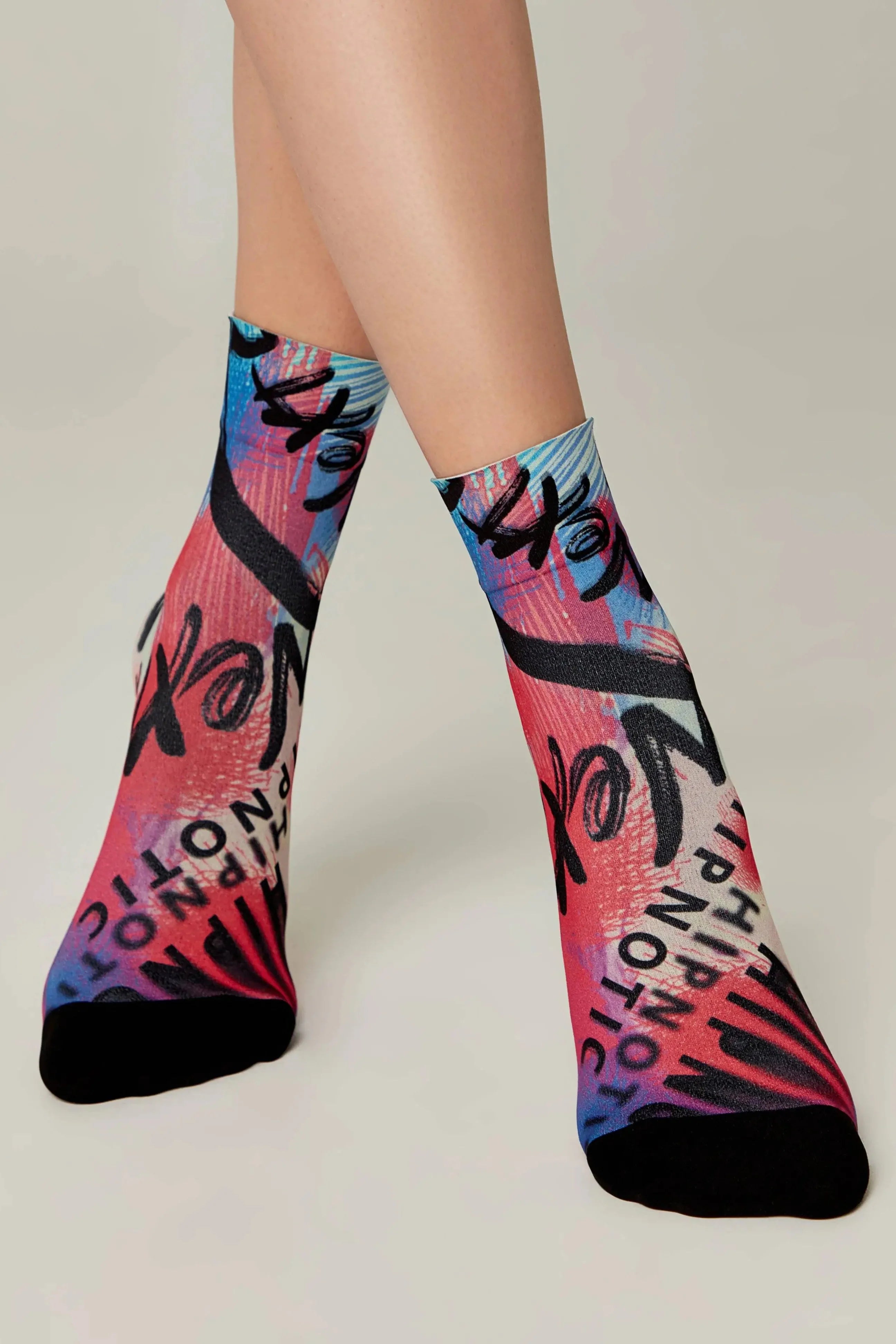 Socks Conte Fantasy 909 - "Hipnotic" Pattern Secondary image