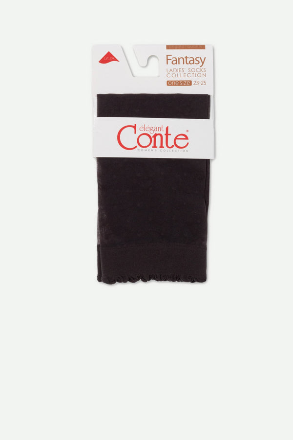 Socks Conte Fantasy - Polka Dot With a Cuff