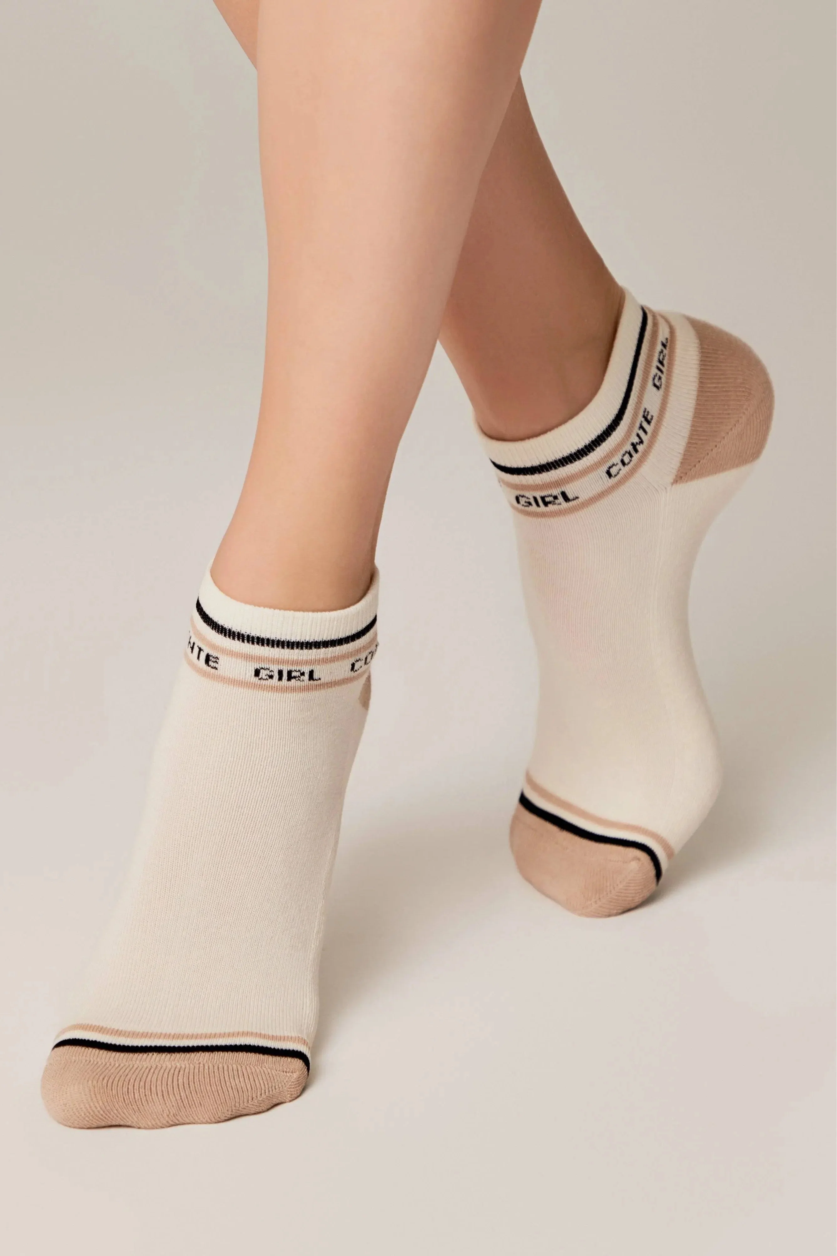 Cotton Ankle Socks Conte Active 572 - Terry Foot Secondary image