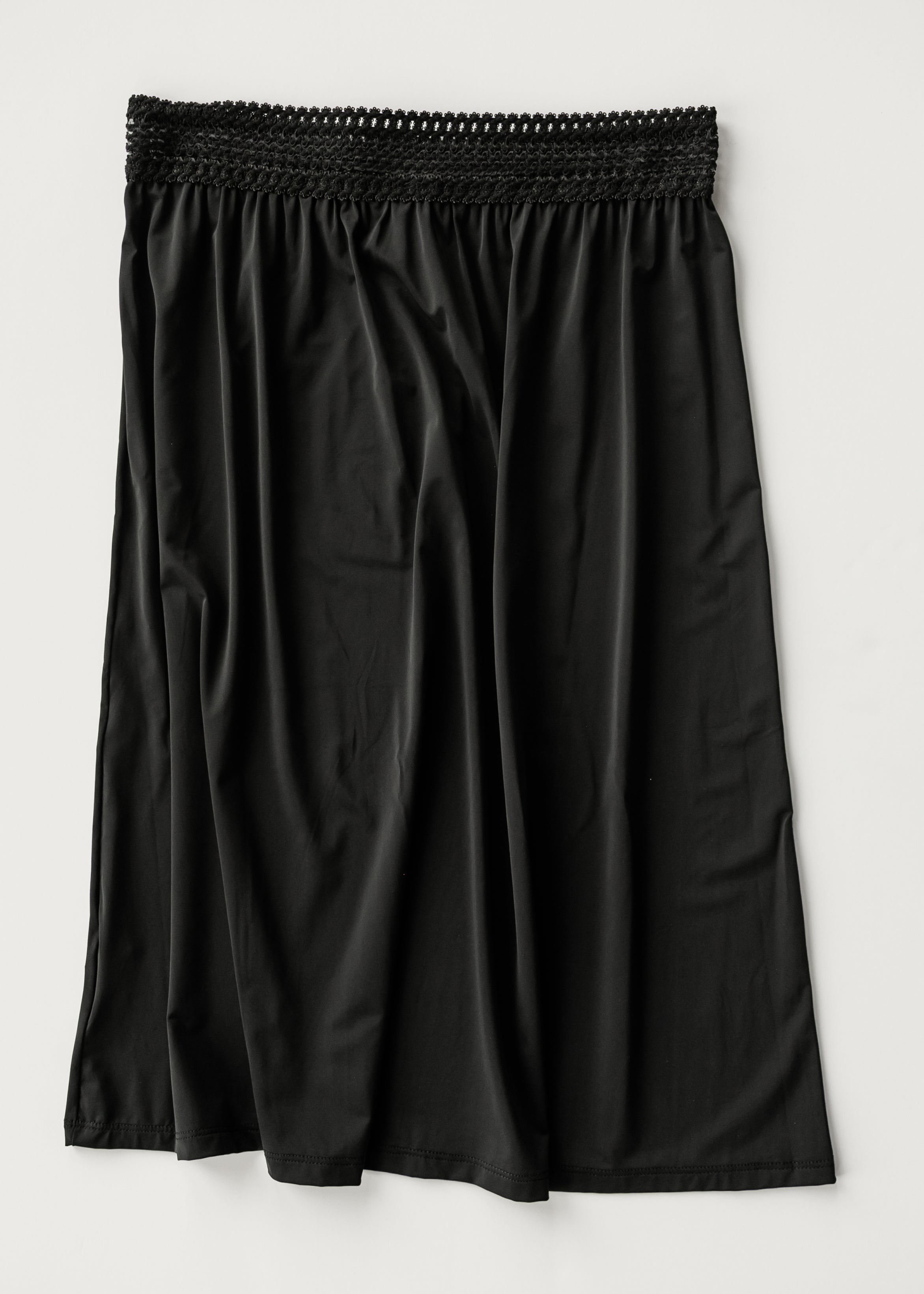 Women's Black Half Slip Main image